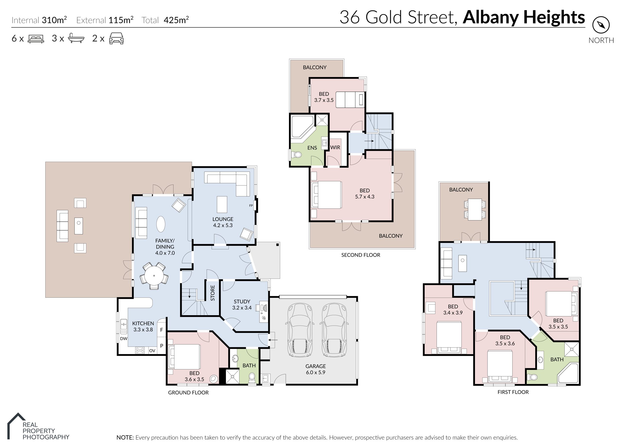 36 Gold Street - Floor plans